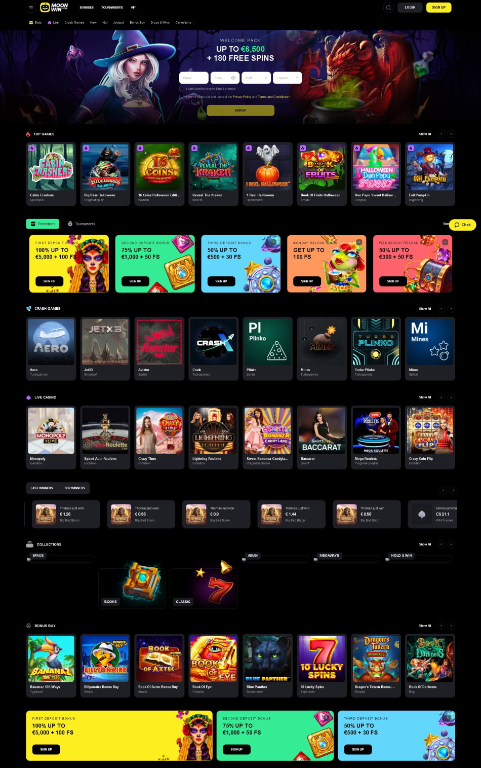 moonwin no deposit bonus