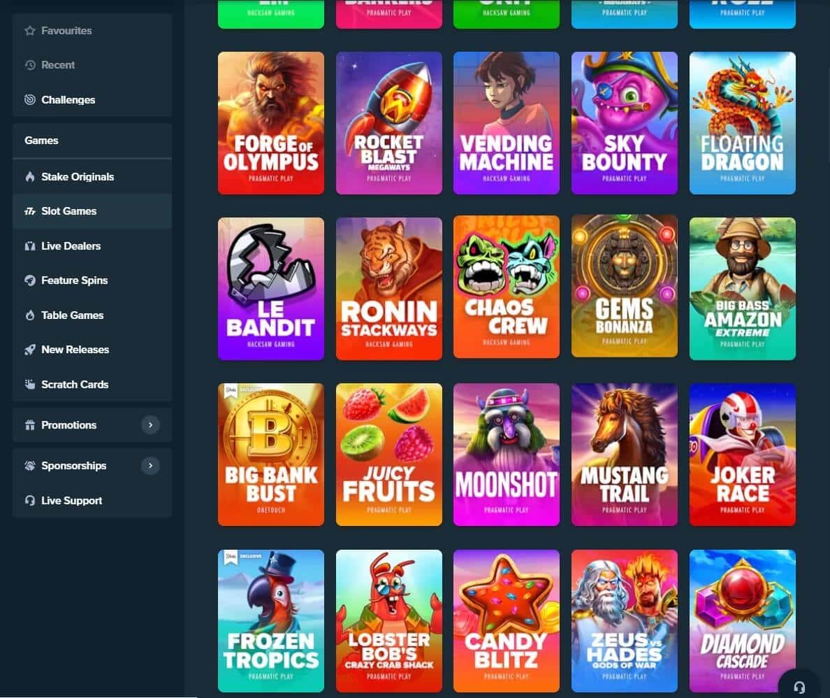 stake casino free play