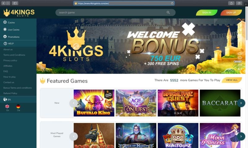 best online casino las vegas