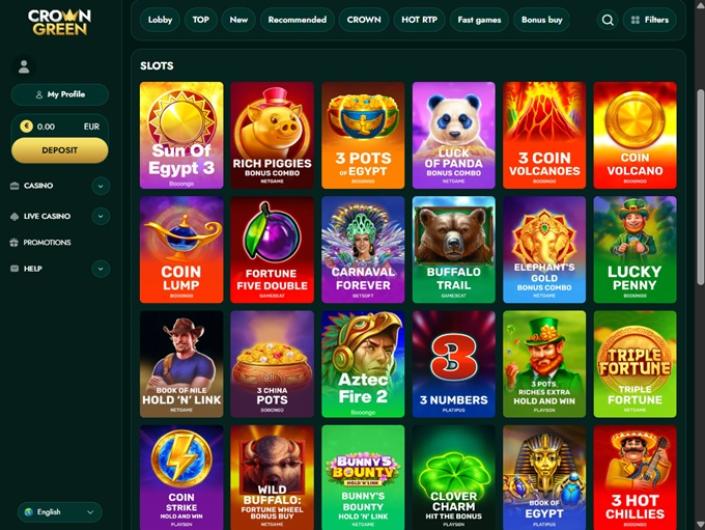 CrownGreen Casino Canada