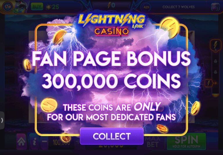 lightning link casino free coins