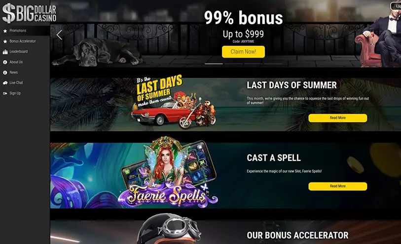 casino Vegas Spins $100 free spins