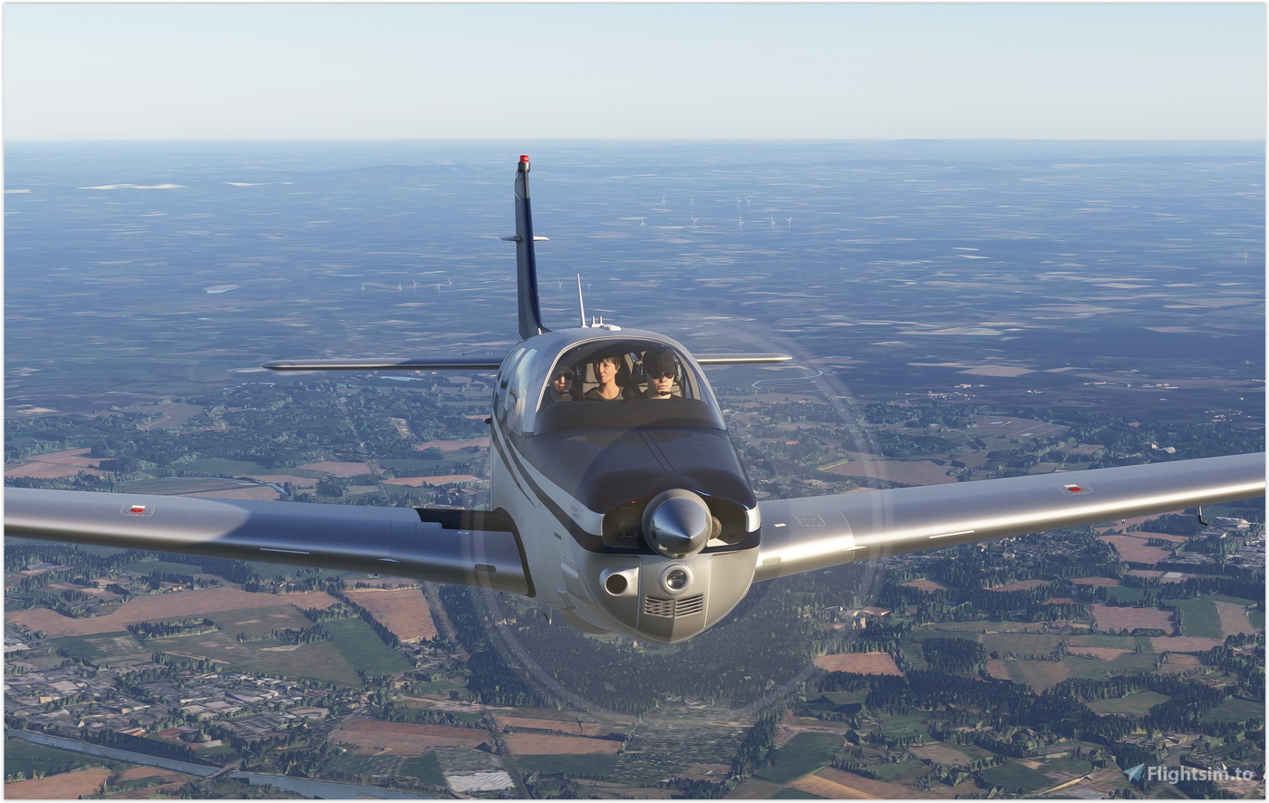 Black Square Bonanza Professional Passenger Mod for FS2024 per ...