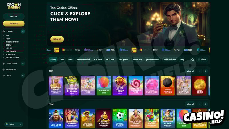 play now at Crowngreen